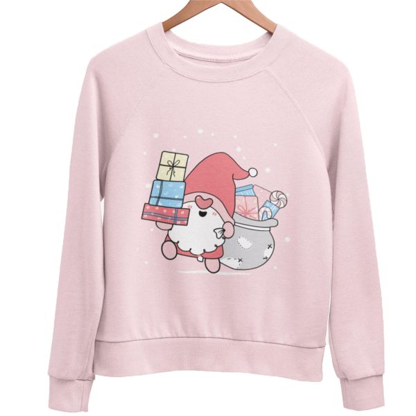 Sweatshirt Shirt Pullover Pulli Unisex Weihnachten Winter Wichtel mit Geschenken