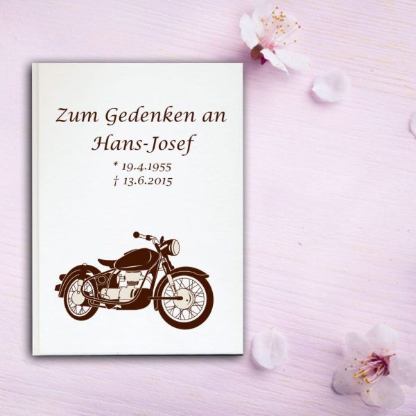 Fotoalbum Erinnerungsbuch Motorrad